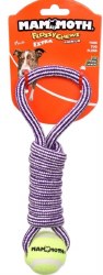 Mammoth Extra Twister Pull Tug with Mini Ball, Multicolor, Dog Toy, 10 inch