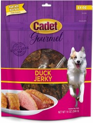 Cadet Gourmet Duck Jerky Dog Treats 14oz