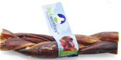 Barkworthies Braided Beef Gullets 6 inches