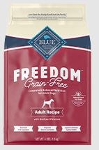 Blue Buffalo Freedom Adult Beef Recipe Grain Free Dry Dog Food 24 lbs