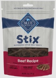 Blue Buffalo Blue stix Beef Recipe Natural Soft Moist Dog Treat 5oz