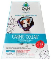 Calm Paws Caring Collar with Calming Disk for Dogs, Small, 8-11