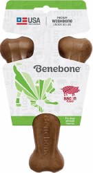 Benebone Chew Good Wish Bone with Real Bacon Regular