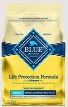 Blue Buffalo Life Protection Healthy Weight Adult Formula Chicken and Brown Rice Recipe Dry Dog Food 30 lbs