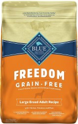 Blue Buffalo Freedom Large Breed Adult Chicken Recipe Grain Free Dry Dog Food 24 lbs