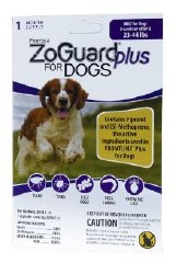ZoGuard Plus Spot-On Singles for Dogs, Dog Flea, 23-44lb-1 Pack