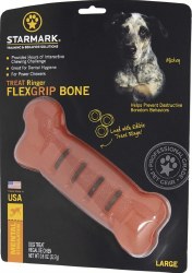 Starmark USA Treat Flexgrip Bone, for Dental Hygiene, Large
