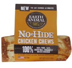 Earth Animal No Hide Chicken Chew 4  24 Count