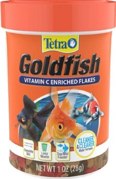 TetraFin Goldfish Flakes Fish Food 1oz