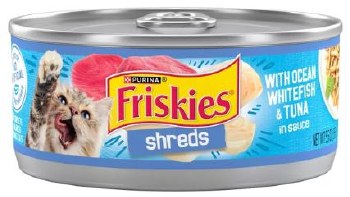 Purina Friskies Oceanfish and Tuna, Wet Cat Food, 5.5oz
