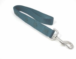 Hamilton Double Thick Nylon Traffic Lead with Loop Handle, 1 inch thick, 18 inches long, Dark Green