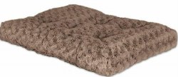 Midwest Quiet Time Ombre Swirl Pet Bed, Taupe, 40 inch x 27 inch