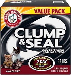 Arm & Hammer Clump and Seal Cat Litter, Multi Cat, 38lb