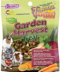 Tropical Carnival Natural, Garden Harvest, Small Animal Treat, 3oz