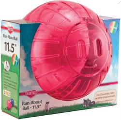 Kaytee Run About Ball, Assorted Colors, Giant, 11.5"