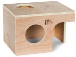 Wood Guinea Pig Hut