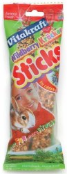 Sunseed Vitakraft Crunch Sticks Wild Berry and Honey Rabbit, Small Animal Treat, 4oz, 2 Count