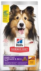 Hills Science Diet Adult Sensitive Stomach and Skin Formula Chicken Recipe Dry Dog Food 30 lbs