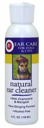 Miracle Care Natural Ear Cleaner for Cats and Dogs 4oz