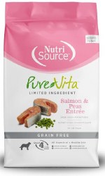 PureVita Grain Free Salmon and Peas Formula, Dry Dog Food, 4lb
