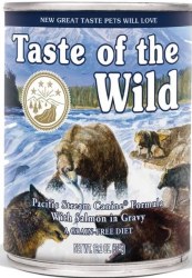 Taste of the Wild Pacific Stream with Salmon Recipe Grain Free Canned Wet Dog Food 13.2oz