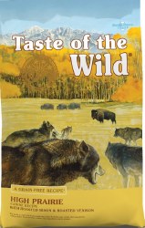 Taste of the Wild High Prairie Venison and Bison Recipe Grain Free Dry Dog Food 28 lbs