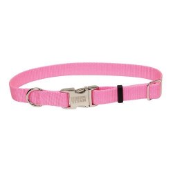 1 inch x 14-20 inch Adjustable Titan Collar Pink