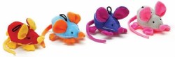 Spot Rattle Clatter Mouse w Catnip, Assorted, 9in