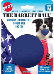 Spot Barrett Ball, Blue, 4in, Medium