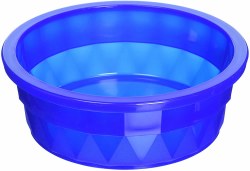 Van Ness Heavyweight Tanslucent Crook, Dog Bowls, Blue, 52oz