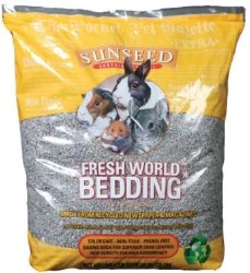Sunseed Vitakraft Fresh World Original Small Animal Bedding with Baking Soda, Gray, 2130CI