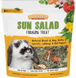 Sunseed Vita Prima Sun Salad Natural Foraging Rabbit Treat 10oz