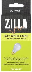 Zilla Incandescent Day White Heat Reptile Bulb 50W