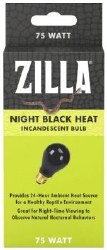Zilla Incandescent Night Black Heat Reptile Bulb 75W