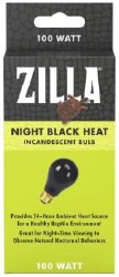 Zilla Incandescent Night Black Heat Reptile Bulb 100W
