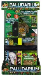ZooMedLab Paludarium, Terrarium, and Aquarium Habitat, 10 Gallon, 12x12x24