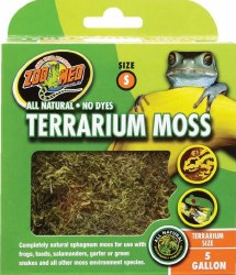 ZooMedLab All Natural Terrarium Moss, Small, 5 Gallon
