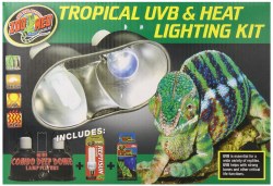 ZooMedLab Tropical UVB and Heat Lighting Kit, 13W/60W