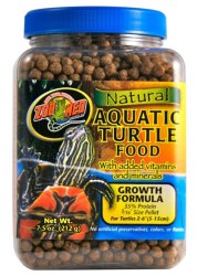 ZooMedLab Natural Aquatic Turtle Growth Formula Reptile Food 7.5oz