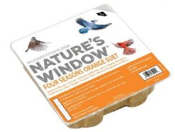 Natures Window Four Season Orange Suet, Wild Bird Suet, 11.25oz
