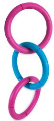 JW Invincible Chains Triple, for Small Dogs, 6in