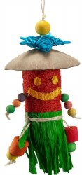 A&ECage Nibbles Loofah Tiki Man Small Animal Chew