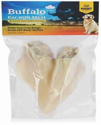 Advance Pet Water Buffalo Ear With Meat 2 Pack