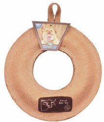 Advance Pet Suede Big O Donut Toss Tan