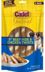 CadetRawhideTwistChicken8in6pk