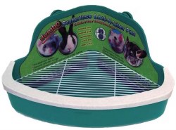 Ware Jumbo Scatterless Small Animal Lock n Litter Pan, Assorted Colors