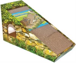Ware Corrugated Scratch-N-Bridge, Cardboard, Cat Furniture Scratchers, 8x18.5x10.5in
