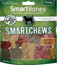 Smartbones Smart Chews 7 Large Rawhide Free Safari Chews