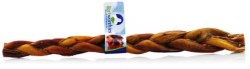 Barkworthies Braided Bully Stick, Dog Treats, 12 inch