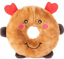 ZippyPawsHolidayDonutRDeerBudy